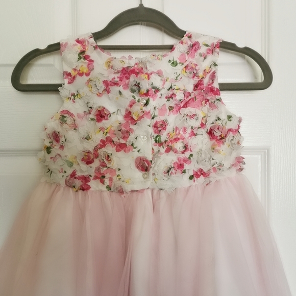 Girl's flower party dress - Picture 3 of 5